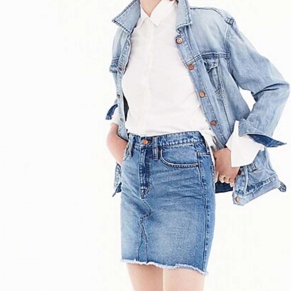 Jcrew Denim Skirt